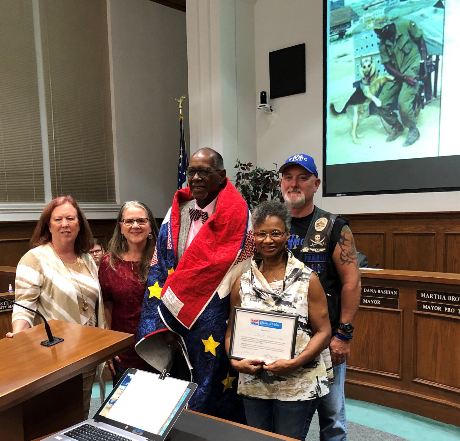 Rowlett recognizes Army veteran Jim “BA” Adams